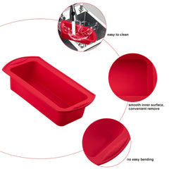 Rectangular Silicone Cake Mold With Double Ears