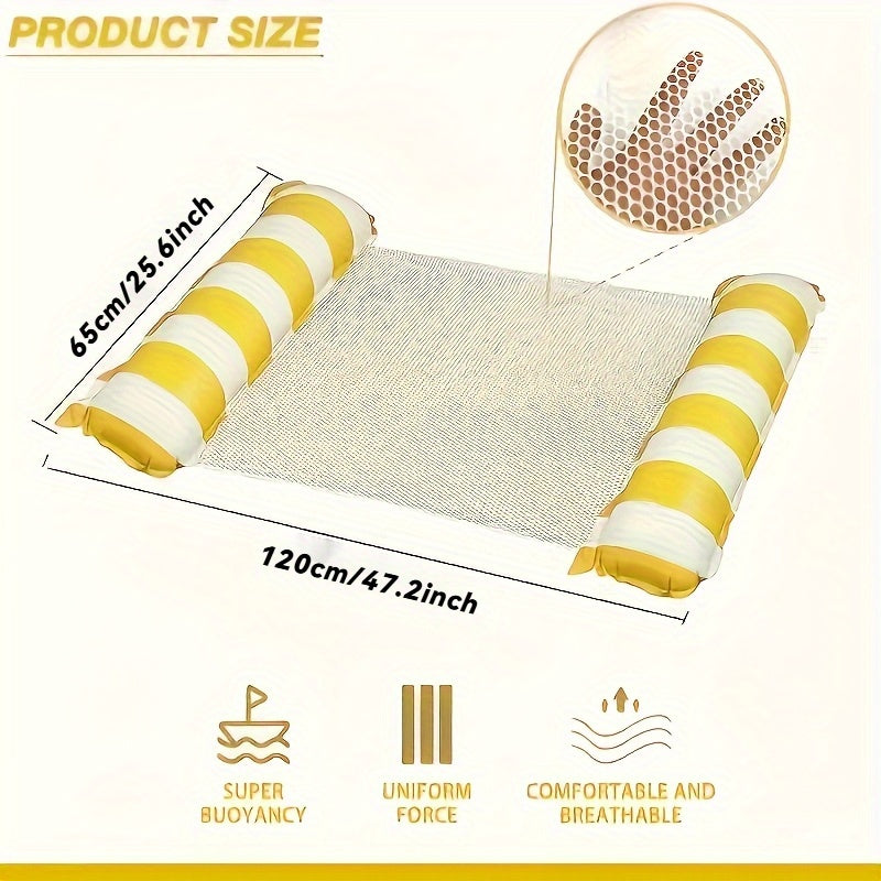 Portable Inflatable Water Hammock Set with Pump for Travel