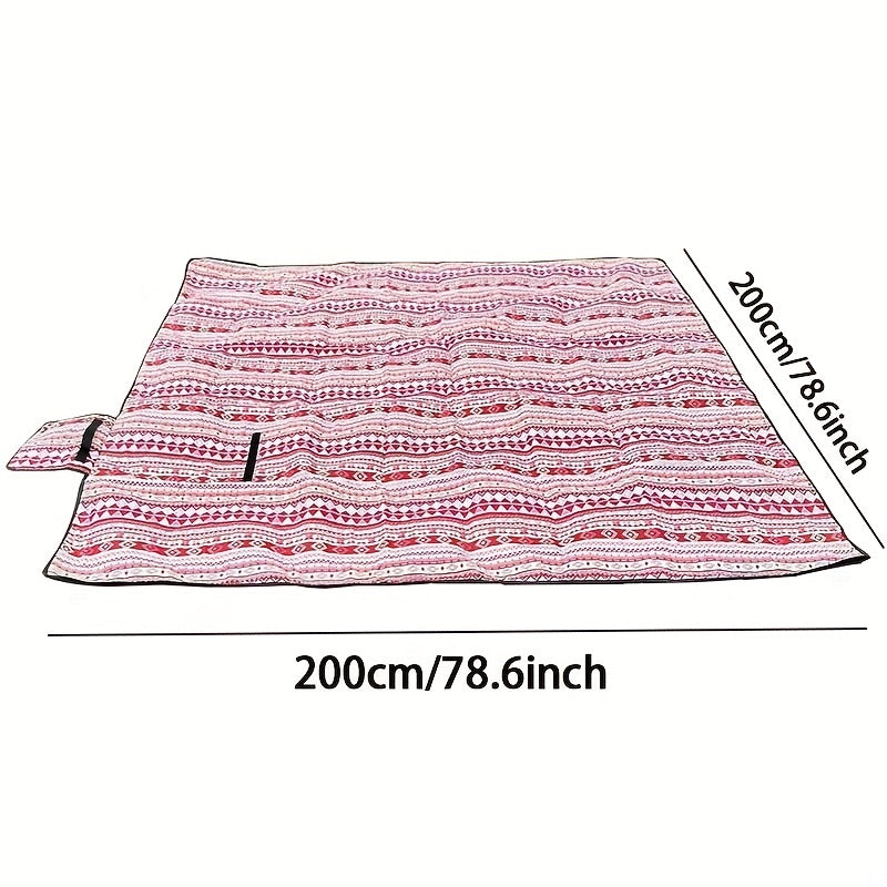 Waterproof Picnic Blanket 203x203cm, Large Beach Mat
