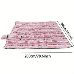 Waterproof Picnic Blanket 203x203cm, Large Beach Mat
