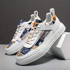 Men's Lace Up Skate Shoes Lightweight Non-slip Sneakers