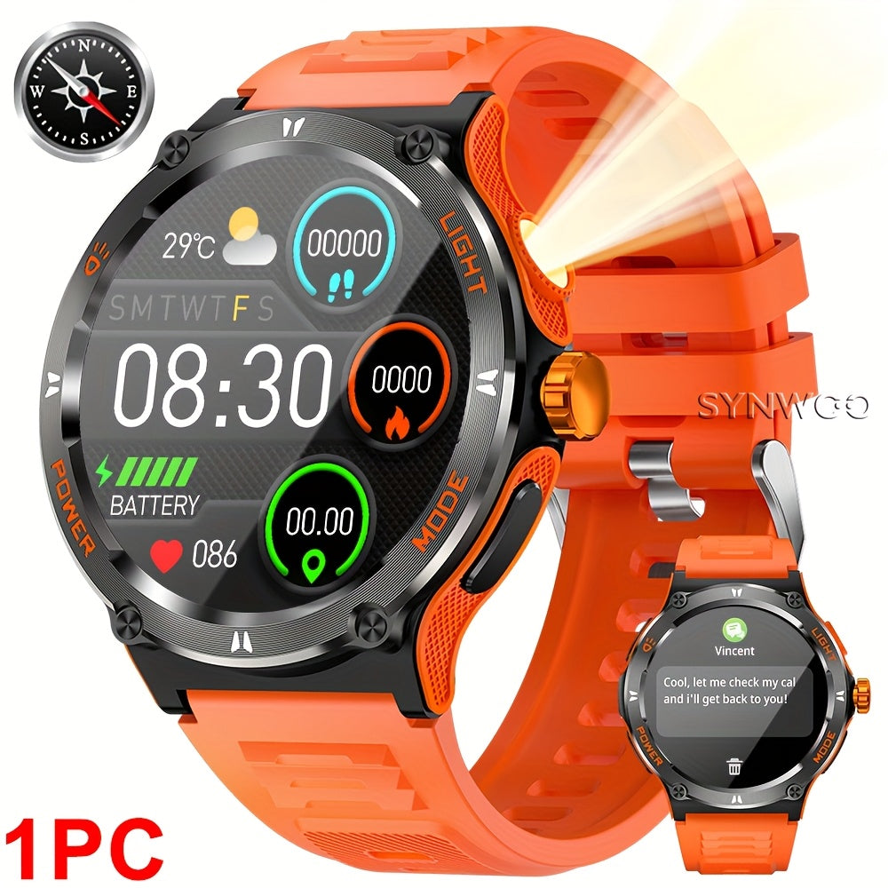 Synwoo Hybrid Smart Watch 3 Full Touch Screen IPX8 Waterproof Voice Control