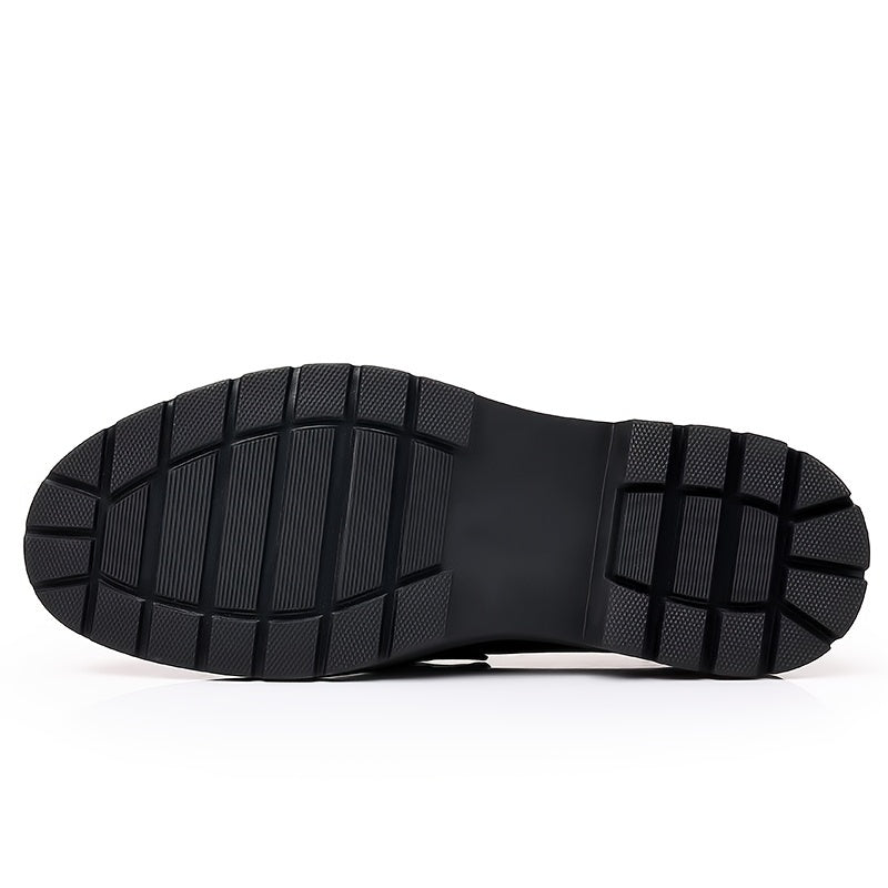 Men Leather Loafer Shoes Lightweight Non slip Dress Shoes Men's Sneakers