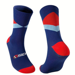 Geometric Pattern Mid calf Socks for Outdoor Activities