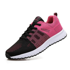 Breathable Knitted Sports Shoes Lightweight Anti Slip Running Sneakers