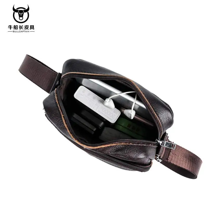 Men Small Flap Messenger Bag Handbag Male