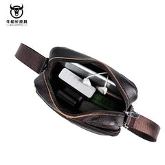 Men Small Flap Messenger Bag Handbag Male