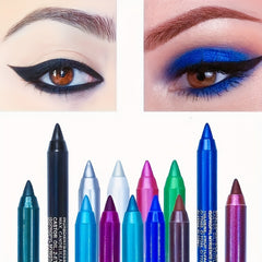Colorful Eyeliner Pen Pearly Eyeshadow Pencil Glue Green Smudge Proof