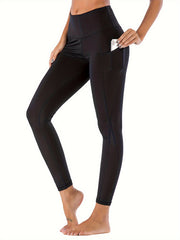 Women's High Waisted Leggings with Pockets Tummy Control
