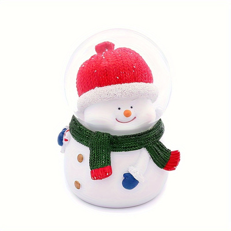 Christmas Santa Claus Crystal Ball Desktop Decoration Resin Glass Ball