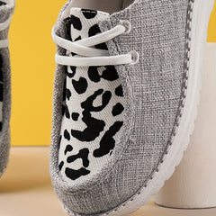 Girl's Canvas Loafer Shoes Slip On Casual Sneakers