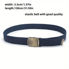 XL Elastic Buckle Belt High Elastic All Match Casual Style