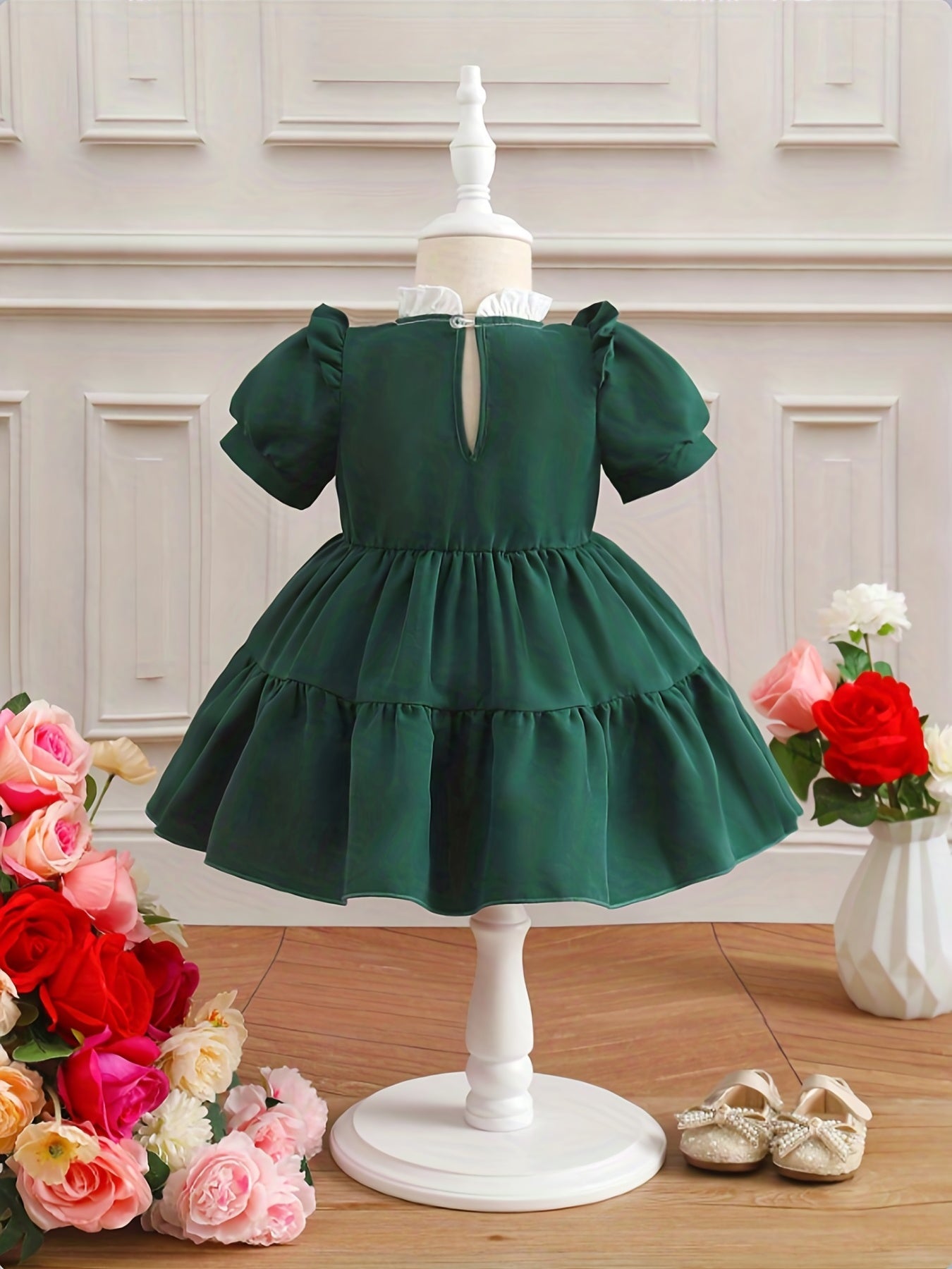 Baby Girl Palace Style Puffy Princess Christmas Dress