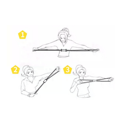 Fitness Yoga Stretch Band for Body Stretching & Strengthening