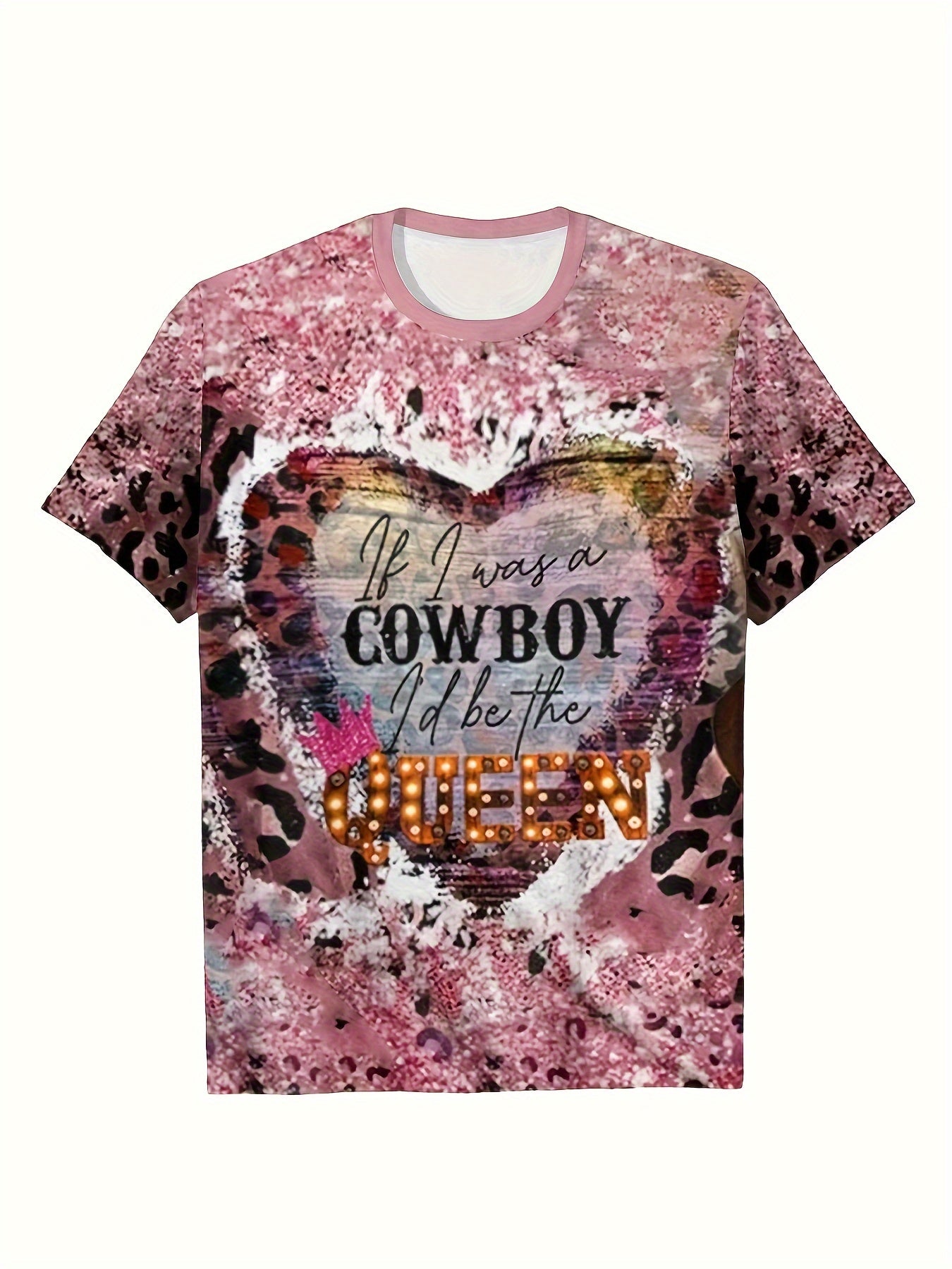 3D Print Short Sleeve T-shirt Summer Clothes For Girls