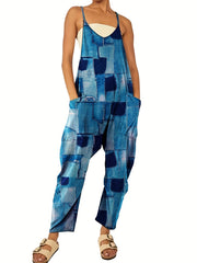 Sleeveless Cami Jumpsuit Casual Women's Clothing