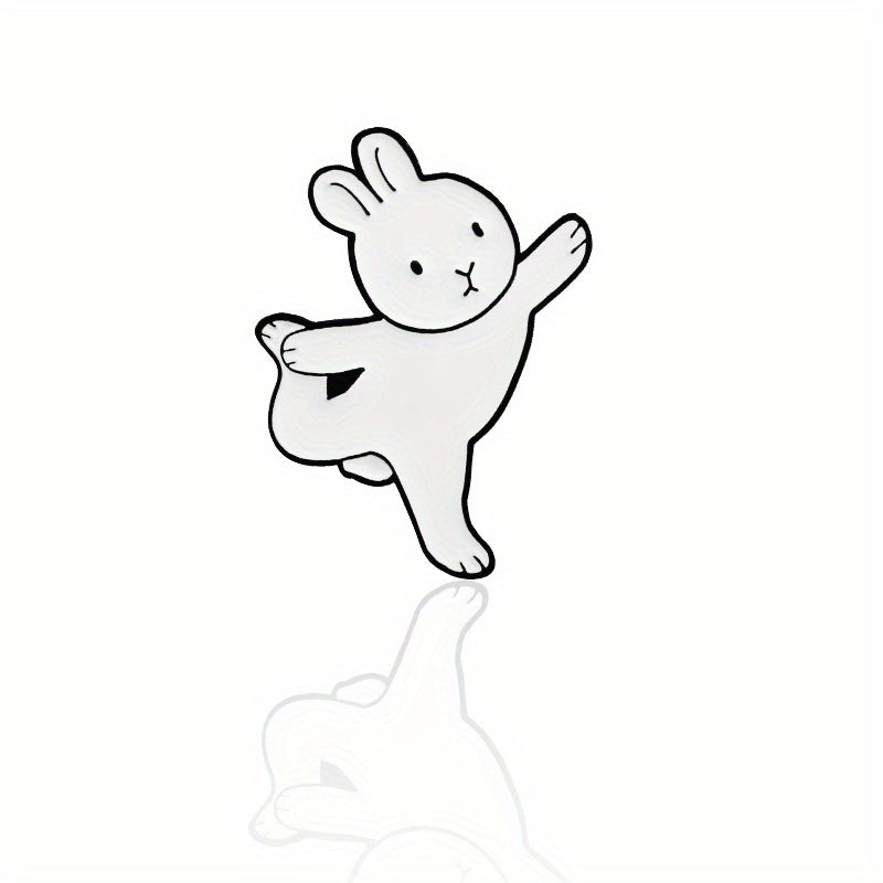 Bunny Ballet Dancer Pin for Girls
