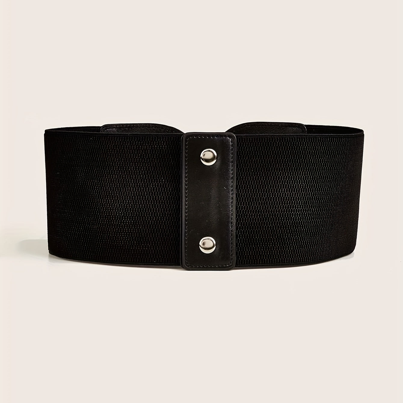 Solid Lace Up Belt Women's Elastic Wide Corset Waistband Dress Belt