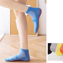 6 Pairs Non Slip Yoga Socks Low Cut Comfy Socks for Youth Adult