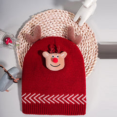 Christmas Deer Woolen Hat Unisex Year Presents Christmas Gift For Her
