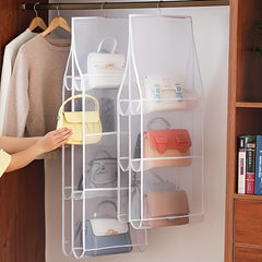 Handbag Hanging Organizer for Wardrobe Storage