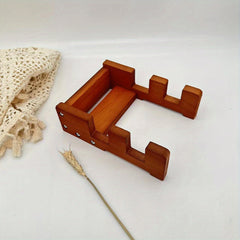 Wooden Serving Board Storage Rack for Kitchen