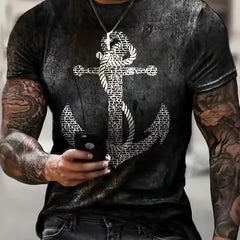 Men's Graphic T Shirt for Summer Outdoor Activities
