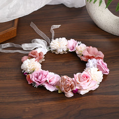 Bridal Flower Headband Crown Tiara Bride Wedding Hair Accessories