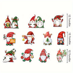 Christmas Garage Door Stickers Fridge Car Body Magnetic Suction Decor Stickers