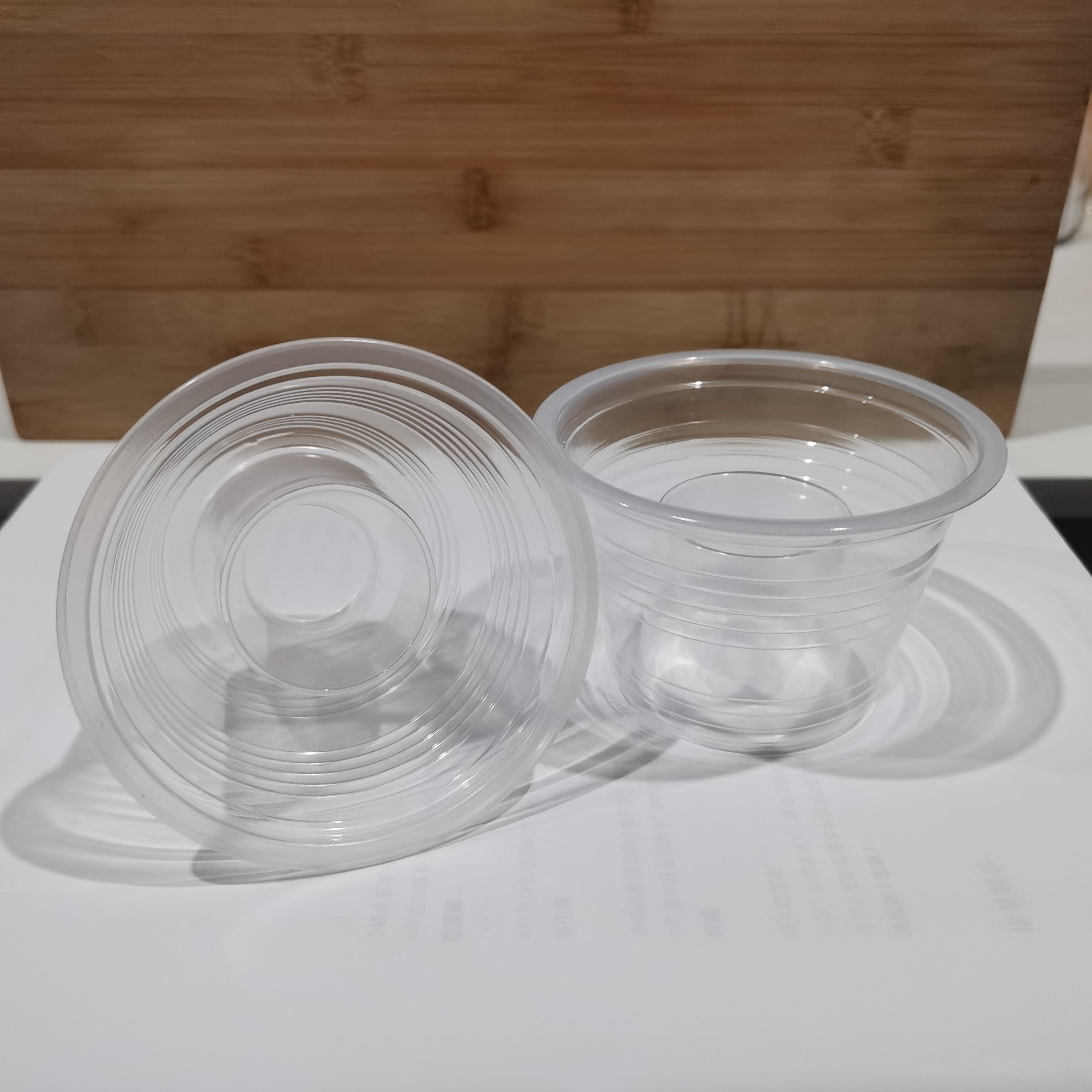 25 Double Fluted Depth Bomb Cups - Soft Plastic Cups - 1 oz Inside, 3 oz Outside