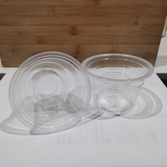 25 Double Fluted Depth Bomb Cups - Soft Plastic Cups - 1 oz Inside, 3 oz Outside