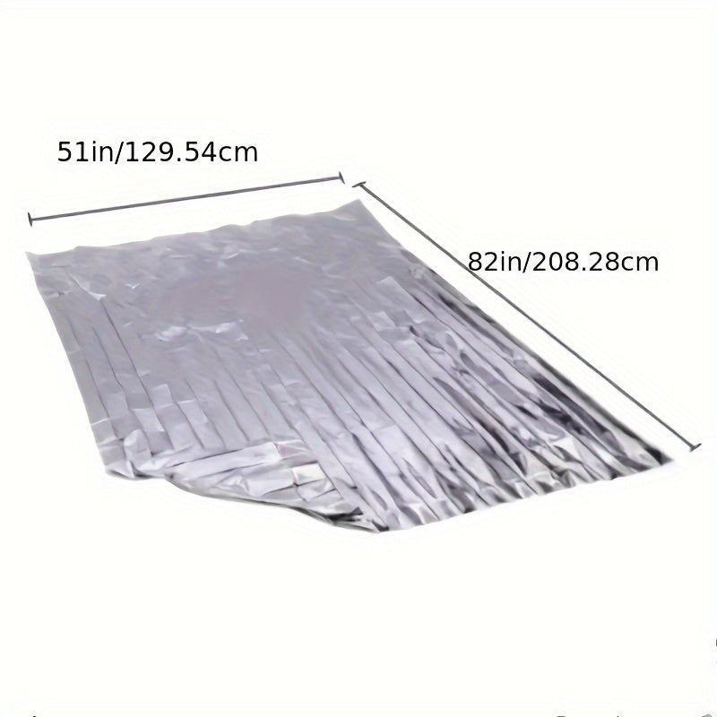 5pcs Emergency Insulation Blankets First Aid Safety Polyester Film