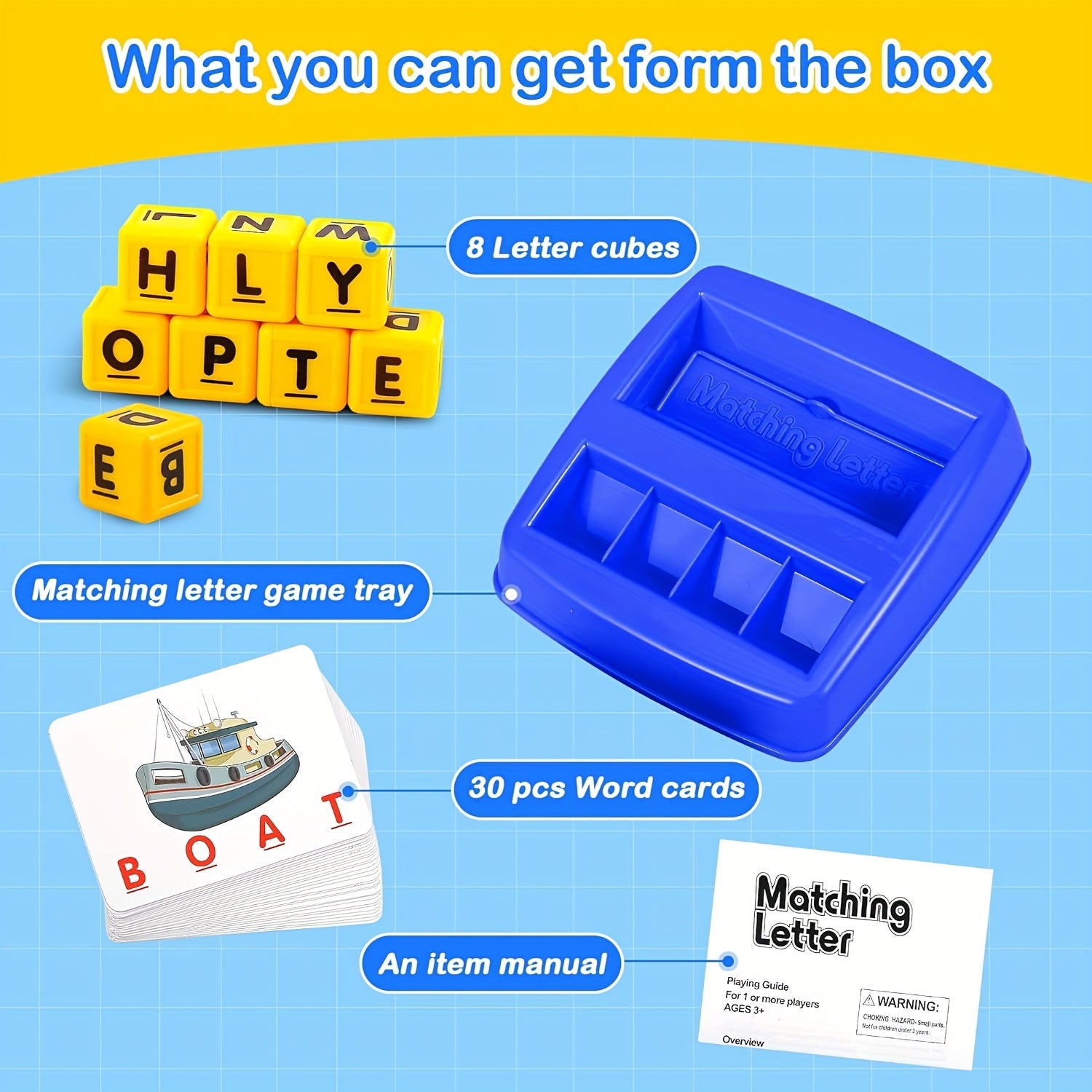 Interactive Letter Learning Game for Kids - Word Recognition & Spelling Activity