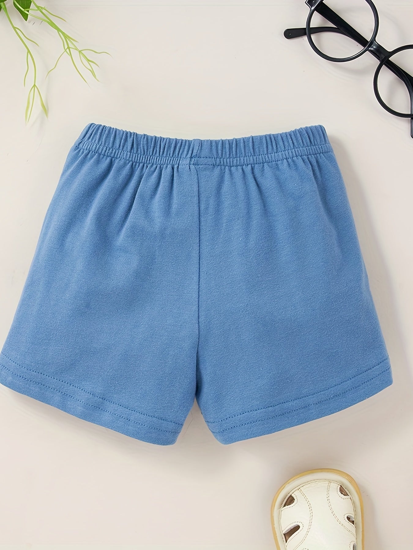 Baby Boys Letter Cartoon Print Casual Shorts