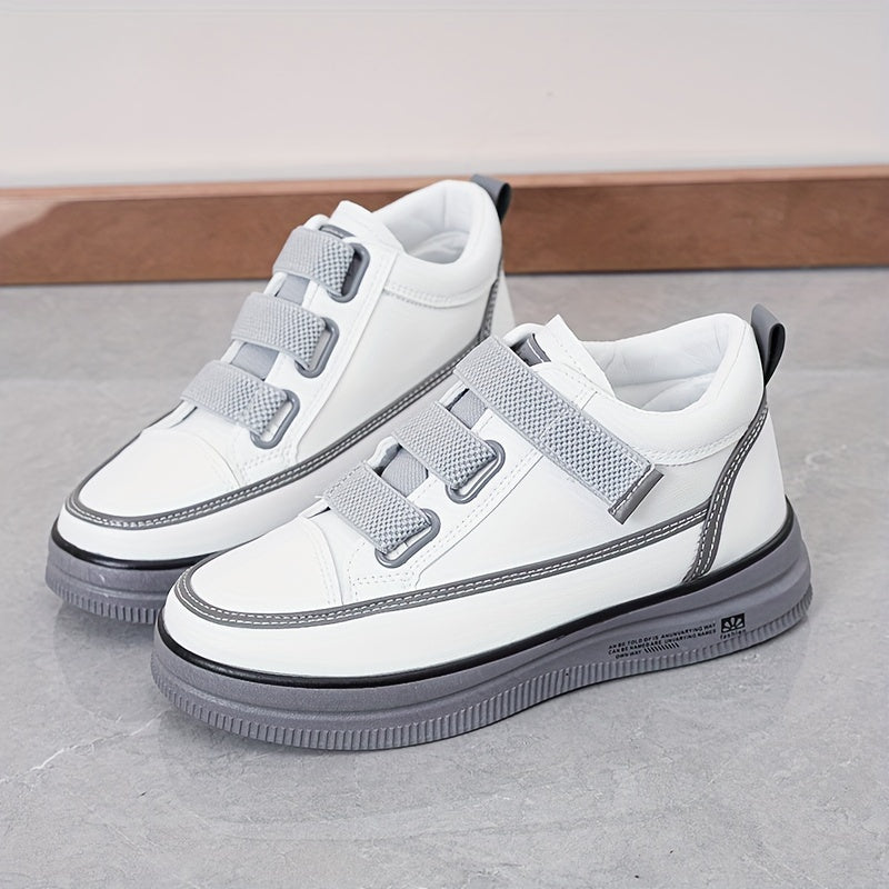 Women's Hook & Loop Fastener Skate Shoes Anti slip Lightweight Sneakers