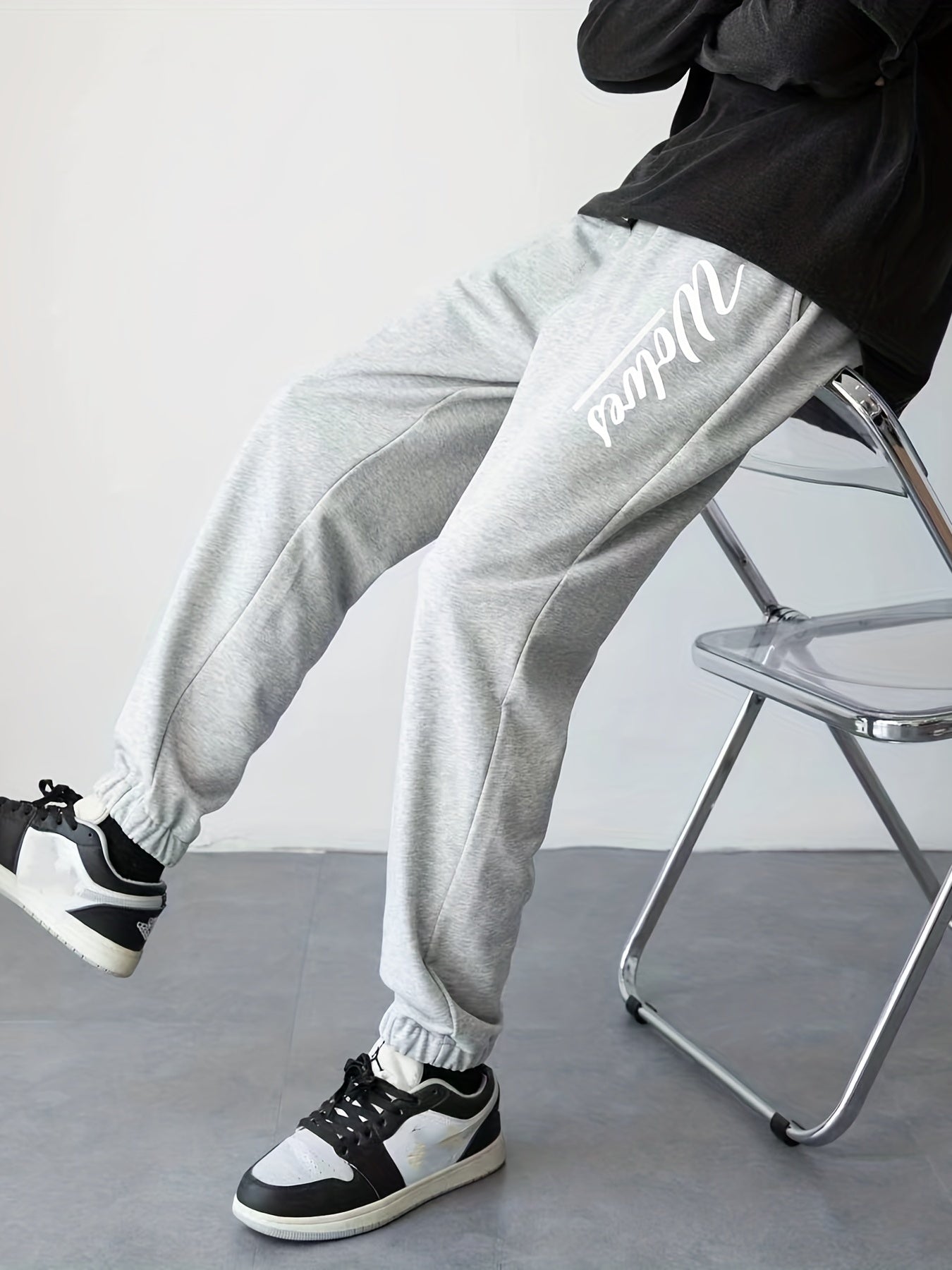 Men's Casual Letter Print Joggers Sweatpants