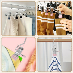 10pcs Sock Clip Underwear Pins for Storage Organizer in Closet Wardrobe