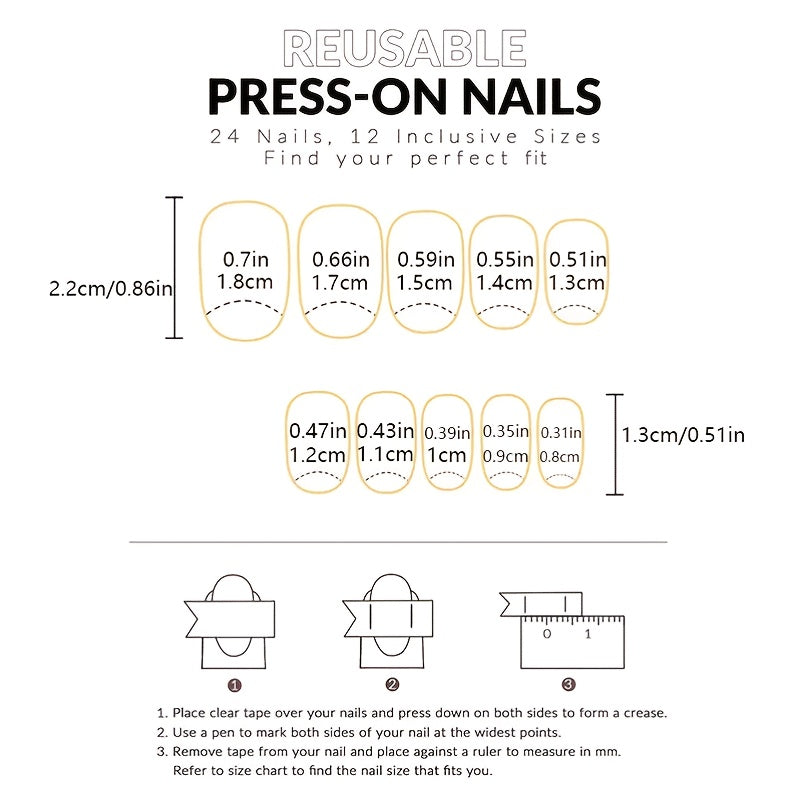 Yellow Squoval Press On Nails Flower False Nails for Women