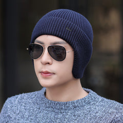 Cold-proof Thickened Knitted Wool Ear Hat