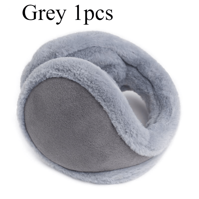 Winter Ear Muffs for Outdoor Sports Skiing - Unisex Brown Grey