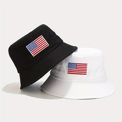 American Flag Bucket Hat Sun Visor
