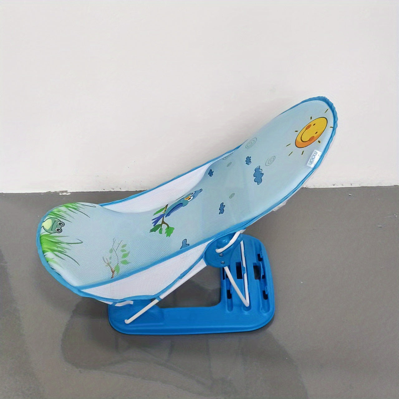 Portable Foldable Baby Bath Chair Cartoon Bath Bed