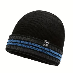 Men's Coldproof Windproof Fleece Knitted Beanie Hat
