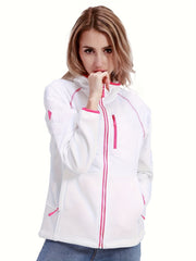 Women's Thermal Hooded Jacket for Mountaineering Hiking Sport