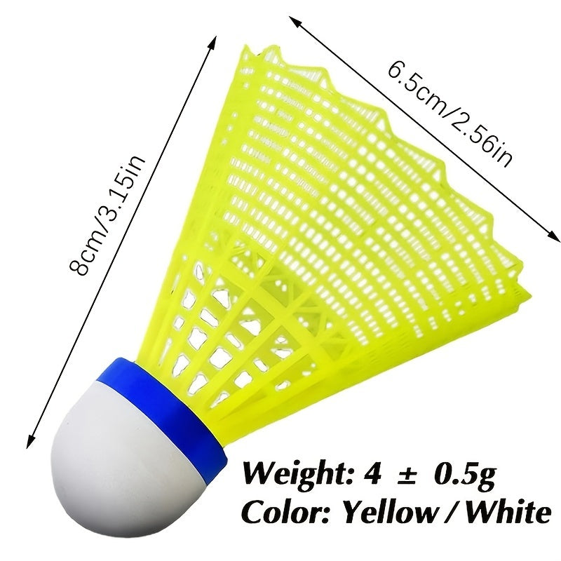 1pc Durable Badminton Shuttlecock Yellow
