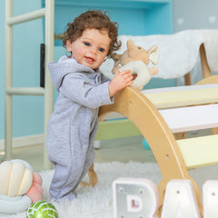 22'' Soft Silicone Real Touch Reborn Baby Boy Doll - Waterproof Bath Toy
