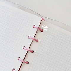 Bear Bunny PVC Cover 6 Ring Loose Leaf Scrapbook Journal