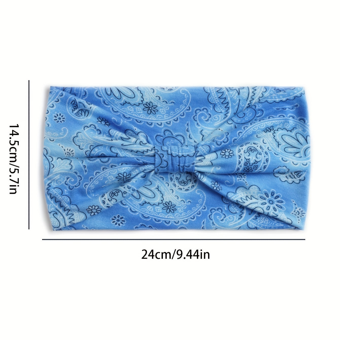 Retro Paisley Pattern Headband Boho Style Hair Band