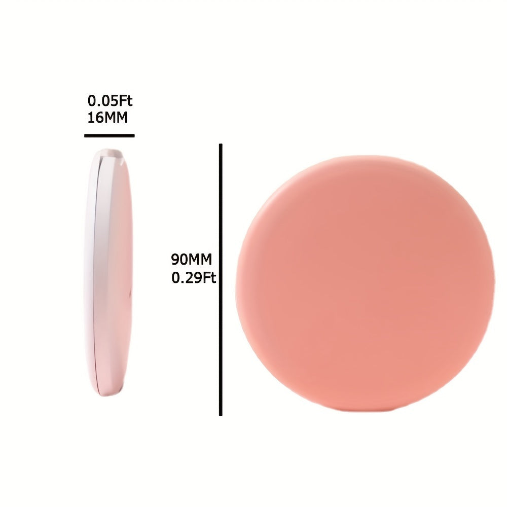 Mini LED Makeup Mirror Round Folding Portable Lighted Beauty Mirror