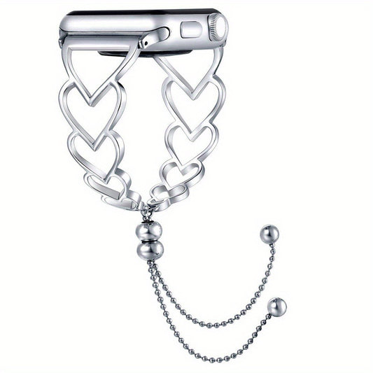 Heart Shape Watch Band Bracelet Dressy Replacement Strap